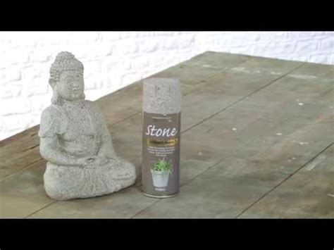 How to Spray Paint Stone Effect - YouTube