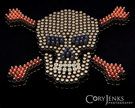 Skull & Bones, Bullet Art | Bullet art, Ammo art, Skull, bones