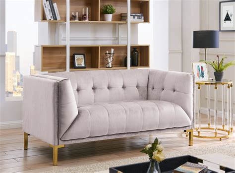 Chic Home Aster Sofa Velvet Upholstered Tufted Single Bench Cushion ...