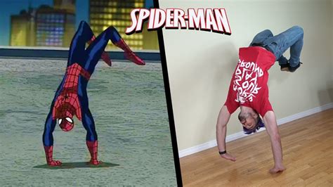 Stunts From Spiderman In Real Life (Ultimate Spider-Man) - YouTube