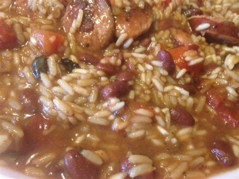 New Orleans RED BEANS and RICE with ANDOUILLE SAUSAGE * slightly spicy * Mardi Gras * - Cindy's ...