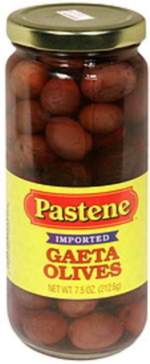 Pastene Gaeta Olives - 7.5 oz, Nutrition Information | Innit