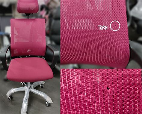 Ofix Deluxe-45/ 45W High Back Mesh Chair (Black, Blue, Pink, White+Pink ...