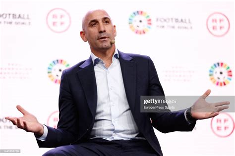 Luis Rubiales, President of Spanish Football Federation RFEF, during ...