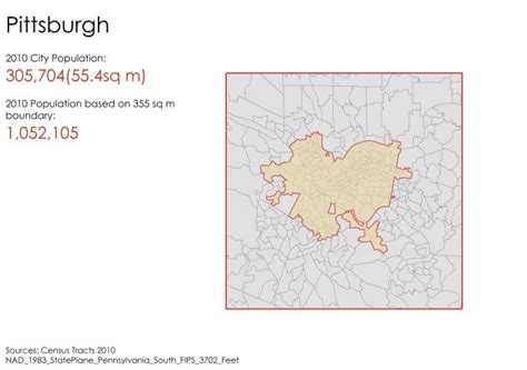 Pittsburgh population map - Belt Magazine