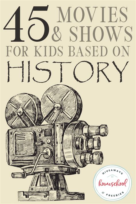 45 History Movies for Kids & History Themed Shows | History for kids ...