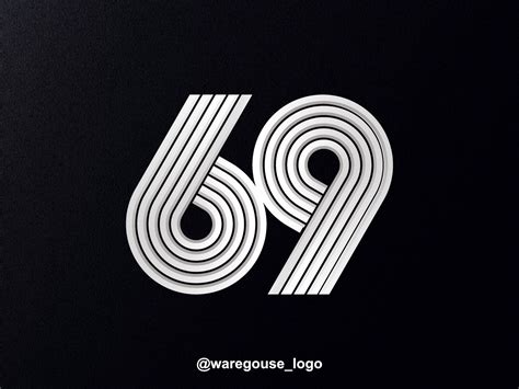 69 logo design by warehouse_logo on Dribbble