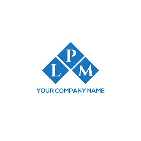 LPM letter logo design on white background. LPM creative initials letter logo concept. LPM ...