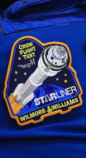 NASA astronauts debut new patch design for Boeing Starliner crew flight ...