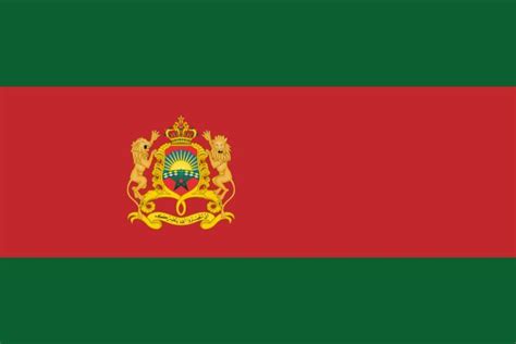 Flag of Morocco in the Style of Spain | Banderas