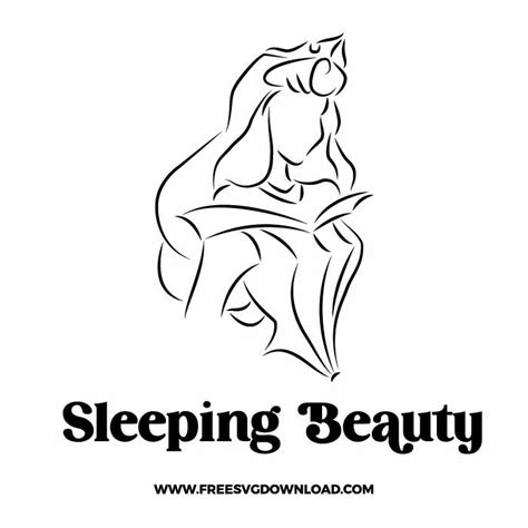 Sleeping Beauty SVG & PNG Disney cut files | Free SVG Download