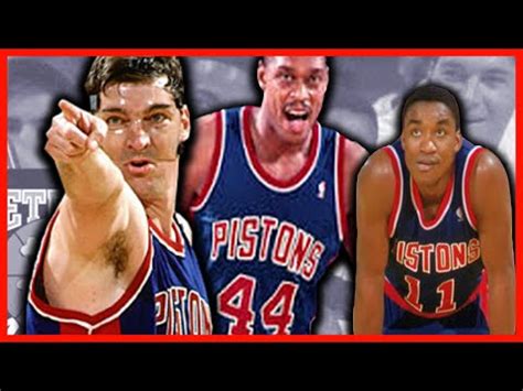 Detroit Pistons Bad Boys - Disrespected Champions — The Sporting Blog