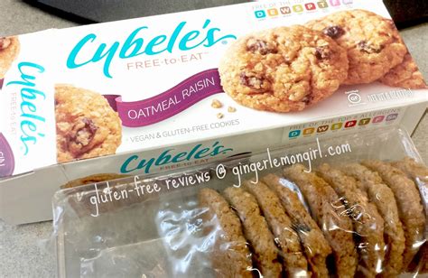 Carrie S. Forbes - Gingerlemongirl.com: Product Review: Cybele's FREE-to-EAT Oatmeal Raisin ...