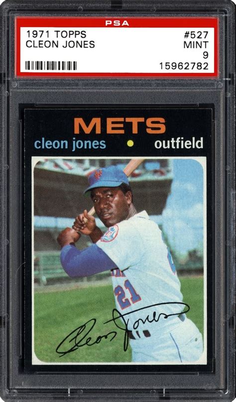 Auction Prices Realized Baseball Cards 1971 Topps Cleon Jones