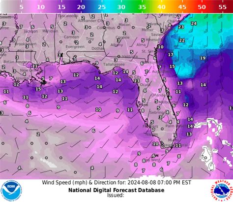 Florida Wind Forecast