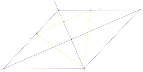 Find side of an equilateral triangle inscribed in a rhombus - Mathematics Stack Exchange