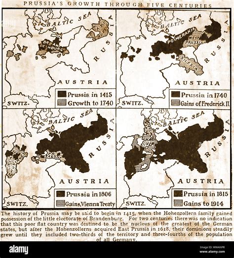 Prussia map hi-res stock photography and images - Alamy