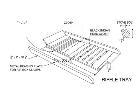 Gold Rocker Box Sluice Plans DIY Prospecting Mining Equipment Build ...