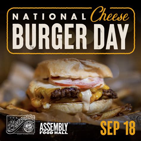 National Cheeseburger Day | Assembly Food Hall