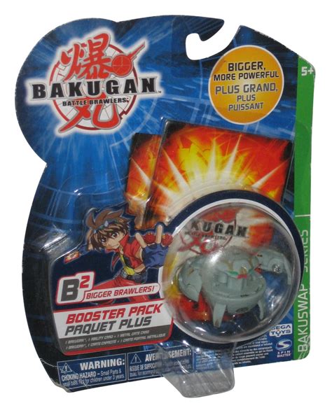 Bakugan Battle Brawlers (2008) Bakuswap Series Grey Booster Pack Toy ...