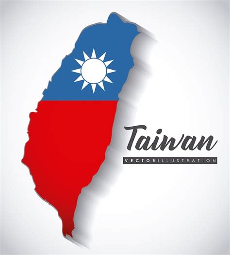 Taiwan map icon Vector | Premium Download