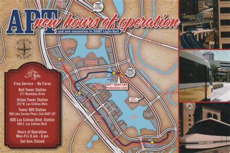 Transit Maps: Submission – Official Map: Las Colinas APT System, Irving, Texas