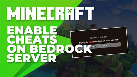 Minecraft Bedrock Server Enable Cheats