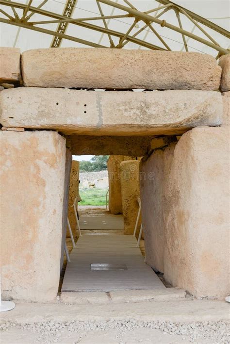 Hagar Qim Temple Complex Found On The Island Of Malta Stock Photo - Image of holes, europe ...