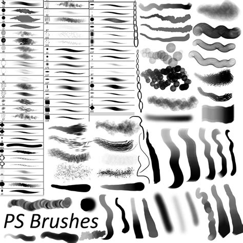 15 Free Photoshop Drawing & Painting Brush Sets - GraphicsFuel
