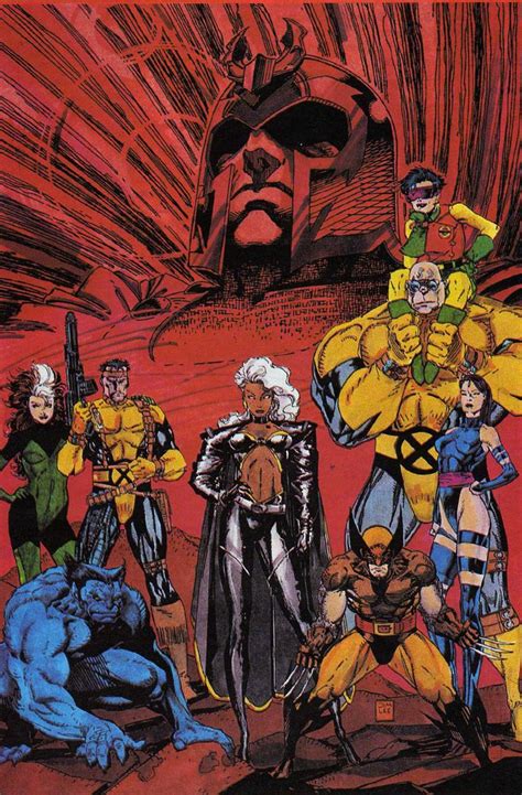 x-men by Jim Lee | Marvel comics art, X men, Comics