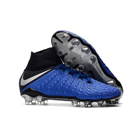 Nike Hypervenom Phantom 3 Elite FG Soccer Cleats - Blue Silver