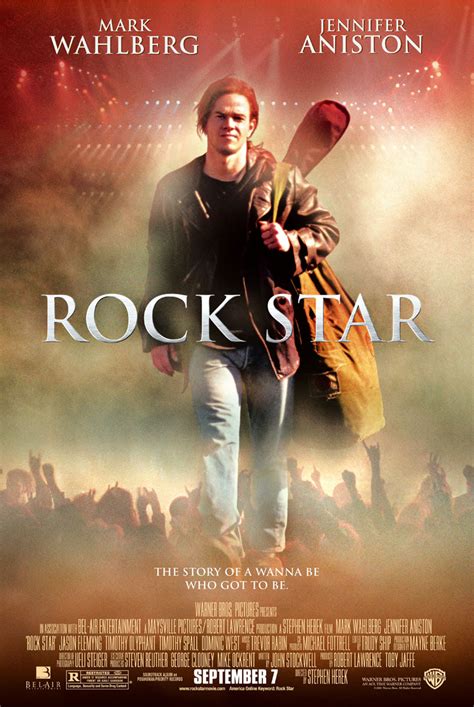 ROCK STAR MOVIE POSTER 2 Sided ORIGINAL 27x40 MARK WAHLBERG JENNIFER ANISTON | eBay