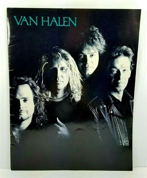 Van Halen OU812 Concert Tour Program Live Eddie Alex Michael Sammy Hagar 1988-89 in 2020 | Sammy ...