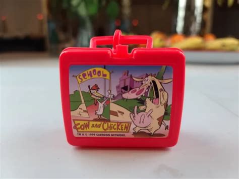 VINTAGE 1999 FLIX Lunch Box Candy Cartoon Network Cow And Chicken Mini Keychain $8.70 - PicClick
