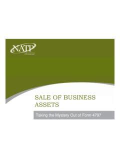 Taking the Mystery Out of Form 4797 - IRS tax forms / taking-the ...