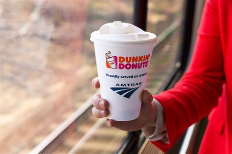 Dunkin’ Donuts Hot Coffee Is Now Being Served Onboard Amtrak Northeast ...