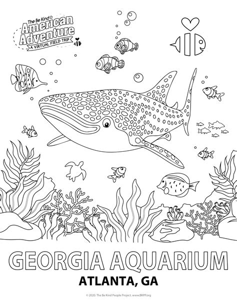 ️Georgia Aquarium Coloring Pages Free Download| Goodimg.co