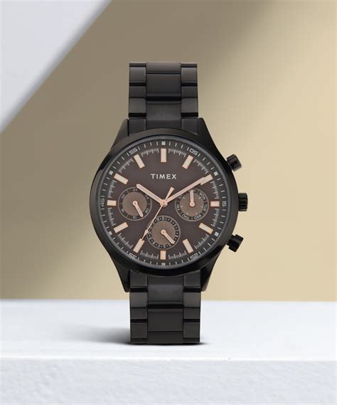 TIMEX Multi Function Black Dial Analog Watch - For Men - Price History