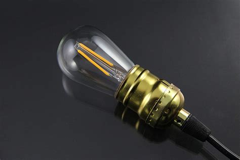 E27 S14 2W Led Edison Filament Bulb Warm White 2700K S14 Lamp Light AC220V DC12V | eBay