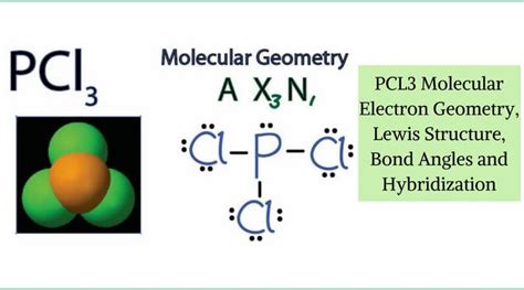 PCL3 Molecular Electron Geometry, Lewis Structure, Bond Angles and Hybridization