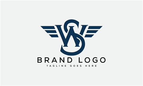 letter SW logo design vector template design for brand. 34894778 Vector Art at Vecteezy