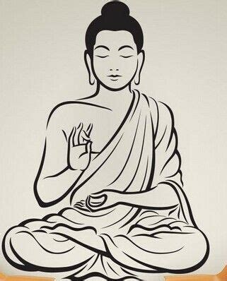 Buddha Art Drawing, Buddha Wall Art, Art Wall, Buddha Painting Canvas ...