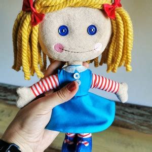 Custom Blonde Janie Doll Plush Based on Toy Story, Toy Story 2 Replica of Janie Doll, Sid's Room ...