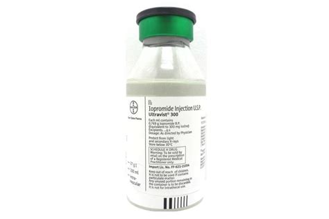 Iopromide Injection USP, 10ml, Rs 1579.52 /box Shabbir Medical Hall | ID: 22621077548