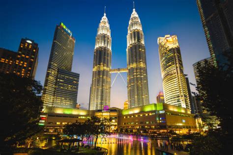 Kl Skyline Night Stock Photos, Pictures & Royalty-Free Images - iStock