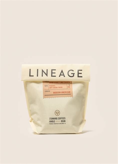 Lineage Coffee Roasting Custom Packaging Design | Packaging design, Coffee bag design, Packaging ...