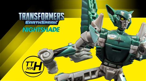 Transformers Earthspark Nightshade review (stop motion) - YouTube