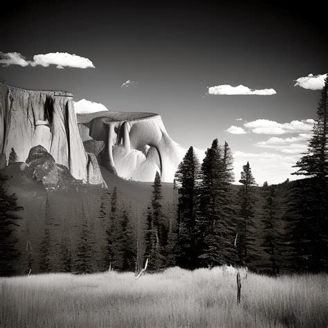 National Parks in the Style of Ansel Adams Photograph · Creative Fabrica