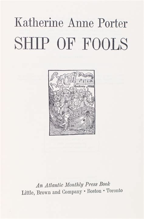 Ship of Fools. - Raptis Rare Books | Fine Rare and Antiquarian First ...