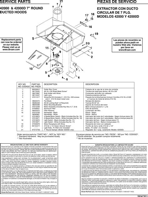 Broan 30 Ductless Range Hood 413023 Users Manual Installation Instructions